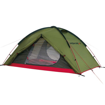 Namiot High Peak Woodpecker 3 zielono-czerwony 3-osobowy 10194