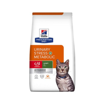HILL'S PD FELINE  C/D URINARY STRES + METABOLIC 3 KG
