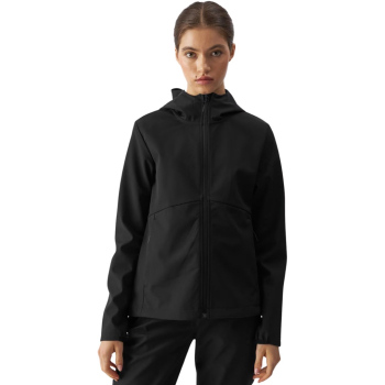 Kurtka damska softshell 4F F285 głęboka czerń 4FWAW24TSOFF285 20S  XL