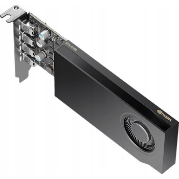 Karta graficzna NVIDIA RTX A400 4GB, GDDR6, 4x DisplayPort, PCI Express 4.0, ATX - ATX bracket, Small Box
