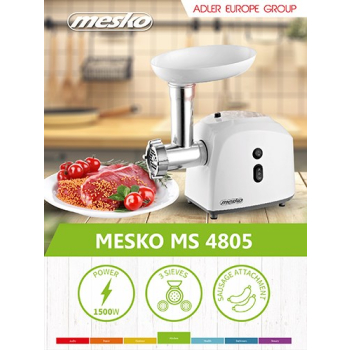 Mesko Home MS 4805 maszynka do mielenia 600 W Biały