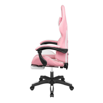 Fotel gamingowy Kruger&Matz GX-150 Biało-różowy (WYPRZEDAŻ)