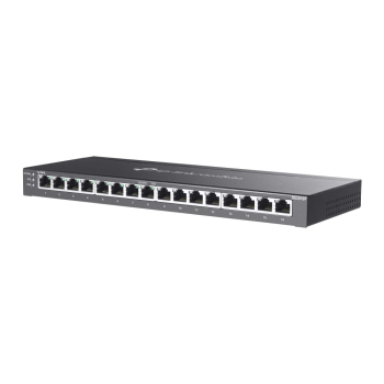 TP-Link TL-SG2016P łącza sieciowe L2/L3/L4 Gigabit Ethernet (10/100/1000) Obsługa PoE Czarny