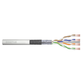 Digitus Kabel typu linka kat.6, SF/UTP, AWG 26/7, LSOH, 100m, szary, karton