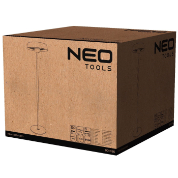 Aluminiowy promiennik stojący 1000W/2000W NEO Tools 90-036