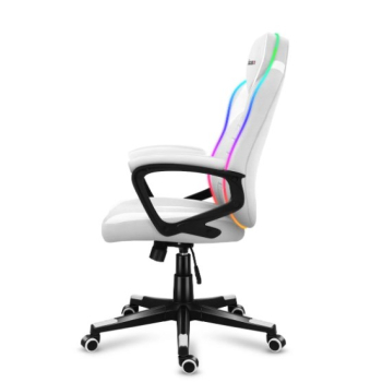 Fotel gamingowy Huzaro Force 2.5 RGB WHITE MESH