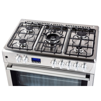 Kuchnia gazowo-elektryczna Ravanson KWGE-K90 CHEF MODERN (Płyta gazowa; Piekarnik elektryczny; 900mm)