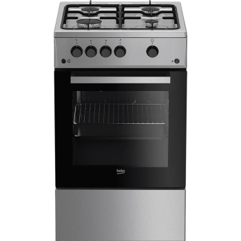 Kuchnia Beko FSG52020FX (Płyta gazowa; Piekarnik gazowy; 500mm)