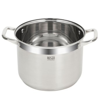Resto Kitchenware Libra 8 l Okrągły Stal nierdzewna