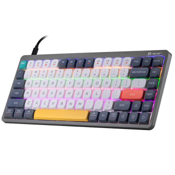 TRACER KLAWIATURA FINA 84 GREY OUTEMU RED SWITCH