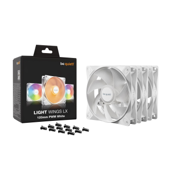WENTYLATOR BE QUIET! Light Wings LX 120mm PWM White Triple Pack