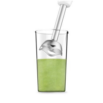Tefal HB453 0,5 l Blender stołowy 450 W Szary, Stal nierdzewna, Biały