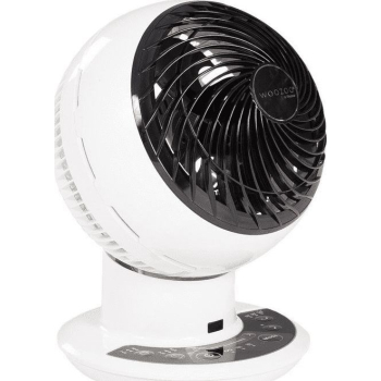 Cyrkulator Woozoo PCF-SDC15T DC jet 150, 15cm, 10 prędkości, ruchoma głowica pion i poziom, pilot, timer, funkcje, 25W, biały