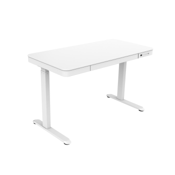Biurko ACTIVEJET z elektryczną regulacją wysokości 140x70 ET119W-C biały