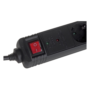 Listwa zasilająca ENERGENIE SPG5-C-15 (5 x VDE; 4,5m; kolor czarny)