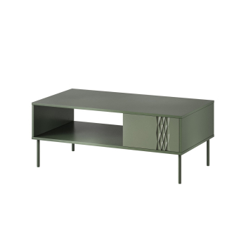 Ława/stolik TRESSE 110x60x40 zieleń mat
