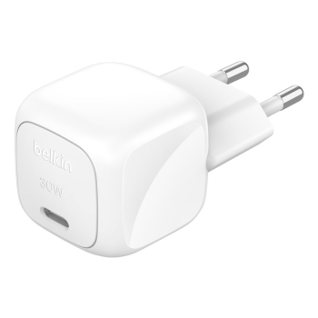 BELKIN ŁADOWARKA SIECIOWA USB-C PD 30W, MAŁA, BIAŁ