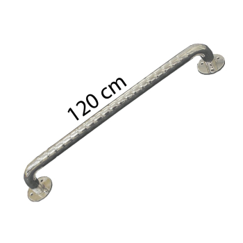 Poręcz łazienkowa stali nierdzewnej karbowana 120cm