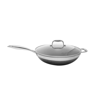 Wok z powłoką DIAMOND Kohersen Black Cube z pokrywką (32 cm ; 5,1l)