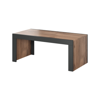 Ława/Stolik MILA 120x60x50 dąb wotan + antracyt