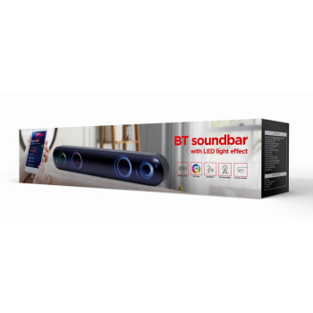 GEMBIRD GŁOŚNIK SOUNDBAR 2X 5W BLUETOOTH CZARNY