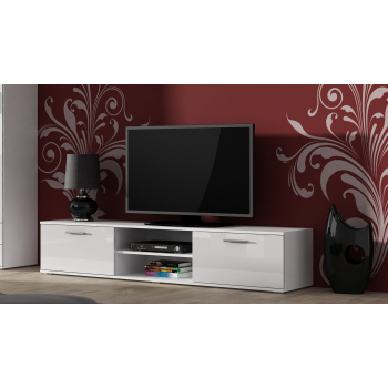 Zestaw SOHO 5 (RTV180 + Wit.Wisz + Półki) BI/BI POŁ
