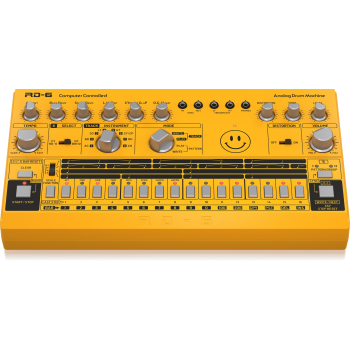 Behringer RD-6-AM Maszyna perkusyjna - bursztynowy