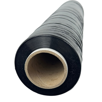 BSTech Folia stretch czarna, grubość: 23 mikrony, 2,2 kg /2.00 kg, Szerokość produktu 50 cm, Rozciągliwa