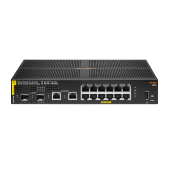 Aruba 6000 12G Class4 PoE 2G/2SFP 139W Zarządzany L3 Gigabit Ethernet (10/100/1000) Obsługa PoE 1U