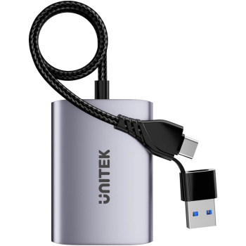 Adapter USB-A/USB-C | 2x HDMI - Unitek V1427A01