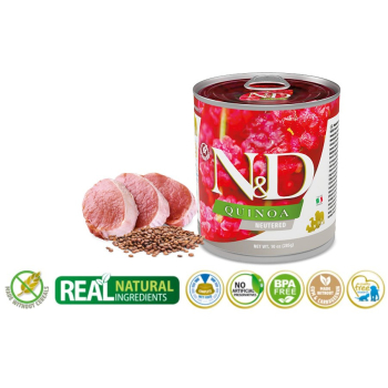 FARMINA N&D Quinoa Neutered Pork - mokra karma dla psa - 285 g