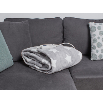 Koc elektryczny NOVEEN EB651 Grey Star super miękki 180x130cm