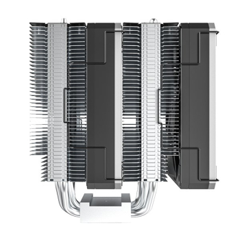 Montech METAL DT24 BASE system chłodzenia komputerów Procesor Chłodnica powietrza 12 cm Czarny 2 szt.