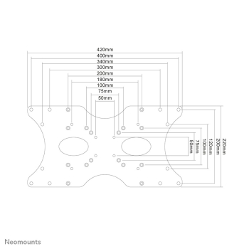 Neomounts FPMA-VESA400 akcesorium do montażu monitorów