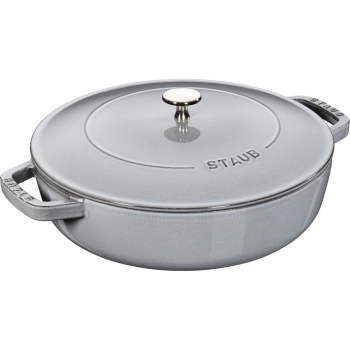 Głęboka patelnia do duszenia z pokrywką STAUB 40511-470-0 - grafitowa 28 cm