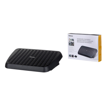 Fellowes Ergonomia podnóżek ergonomiczny biurowy pod stopy, czarny