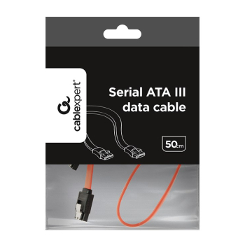 Kabel GEMBIRD CC-SATAM-DATA (SATA - SATA ; 0,50m; kolor czerwony)