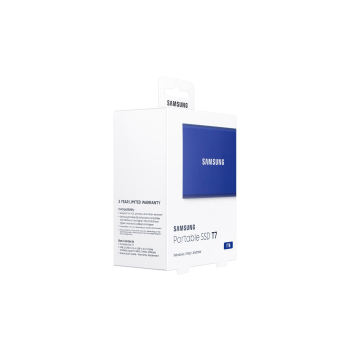 Dysk zewnętrzny SSD Samsung T7 (1TB; USB 3.2; niebieski; MU-PC1T0H/WW)