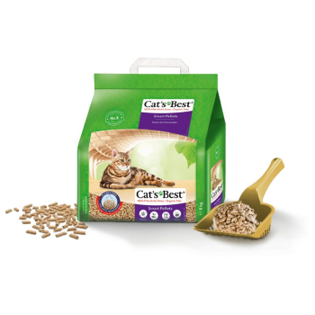 JRS Cat'S Best Smart Pellets - drewniany żwirek dla kotów, zbrylający - 10kg (WYPRZEDAŻ)
