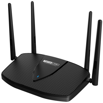 TOTOLINK X5000R AX1800 WIRELESS DUAL BAND GIGABIT ROUTER vlan router bezprzewodowy Gigabit Ethernet Dual-band (2.4 GHz/5 GHz) Czarny