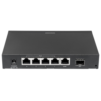 Intellinet 561174 łącza sieciowe Gigabit Ethernet (10/100/1000) Obsługa PoE Czarny