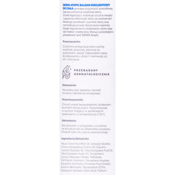 DERMI Atopic Balsam emolientowy do ciała 400 ml