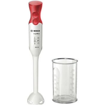 Blender ręczny BOSCH MSM64010 (450W; kolor biały, kolor czerwony)