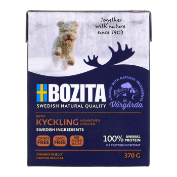 BOZITA Kawałki kurczaka w galaretce dla psa 370g