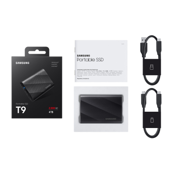 Samsung MU-PG4T0B 4 TB USB Type-C 3.2 Gen 2 (3.1 Gen 2) Czarny