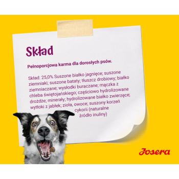 JOSERA MiniDeluxe - sucha karma dla psów dorosłych małych ras - 900 g