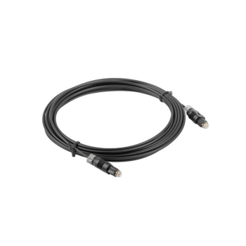 Kabel Lanberg CA-TOSL-10CC-0030-BK (Toslink M - Toslink M; 3m; kolor czarny)