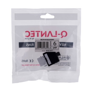Q-LANTEC Moduł keystone RJ45 beznarzędziowy UTP kat.6