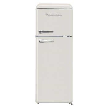 Lodówka Retro Ravanson LKK-210RC (545mm x 1470mm x 585 mm; 157l; Klasa A++; kremowy)