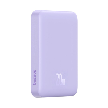 Powerbank Baseus Magnetic Mini Air Wireless 10000mAh 20W+kabel USB C-USB C (fiolet)